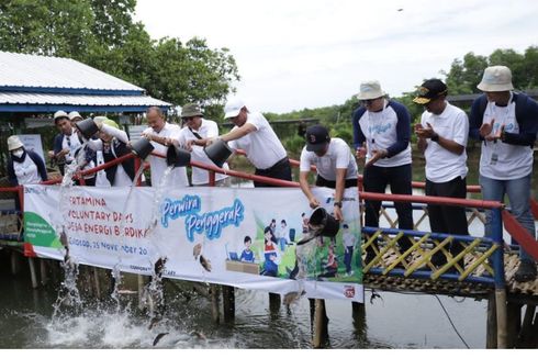 Voluntary Days Pertamina 2022 Kunjungi Desa Energi Berdikari di Kutawaru Cilacap