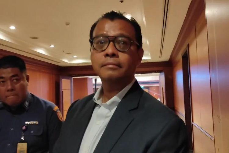 Gubernur Lembaga Ketahanan Nasional (Lemhannas) Andi Widjajanto ditemui di Hotel Borobudur, Jakarta, Rabu (11/10/2023).