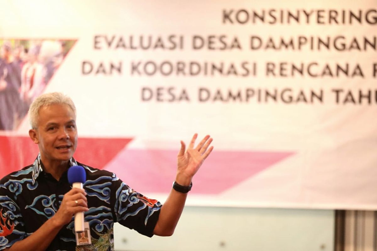 Gubernur Jawa Tengah Ganjar Pranowo dalam salah satu kesempatan.