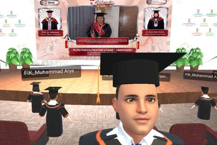 Telkom University Gelar Wisuda Metaverse Pertama di Indonesia