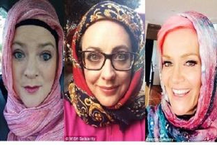 Sejumlah perempuan di Australia meluncurkan kampanye mengenakan kerudung sebagai dukungan bagi perempuan Muslim.