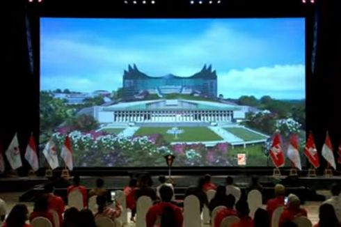Jokowi Pamerkan Desain Ibu Kota Baru di HUT PSI