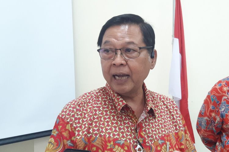 Ketua Panitia Bersama Imlek 2023 Solo, Sumartono Hadinoto di Solo, Jawa Tengah, Selasa (10/1/2023).
