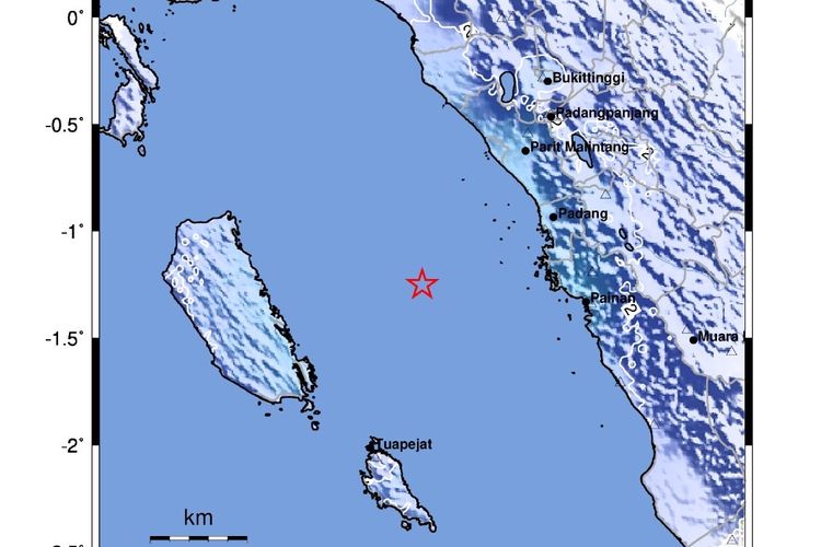 Gempa M 4,7 Guncang Padang, BMKG: Dipicu Aktivitas Sesar Mentawai