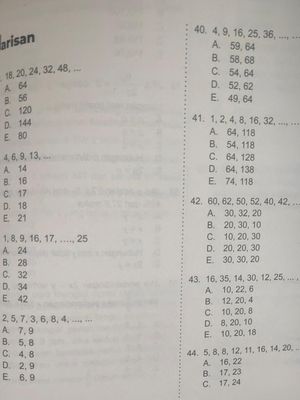 Contoh soal psikotes kerja logika aritmatika. PSikotes adalah salah satu tahapan seleksi kerja.