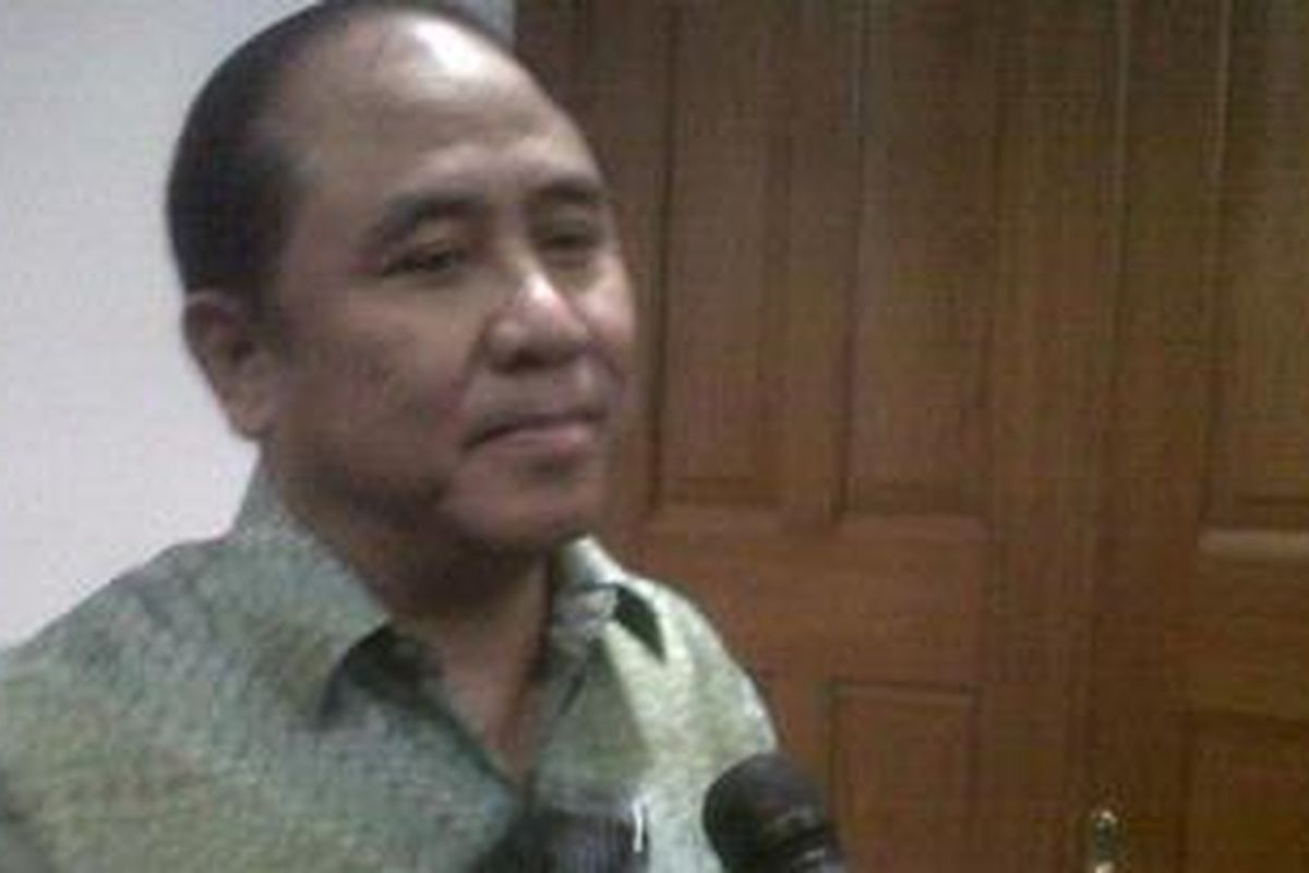 Mantan Wakil Gubernur DKI Jakarta Prijanto di Balai Kota Jakarta, Selasa (29/1/2013).