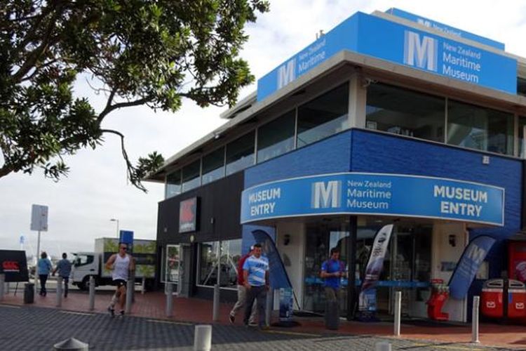 New Zealand Maritime Museum merupakan sarana untuk mengenal lebih jauh seluk-beluk dan sejarah panjang Pelabuhan Kota Auckland, Selandia Baru, Sabtu (7/5/2016). Museum ini berada di kawasan Viaduct Harbour, salah satu kawasan di Pelabuhan Kota Auckland. 