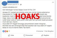 [HOAKS] Yogyakarta Jadi Percontohan New Normal
