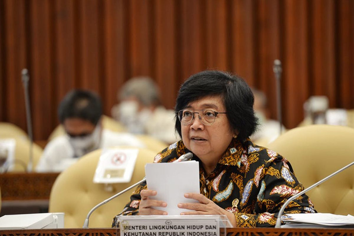 Menteri LHK Siti Nurbaya.