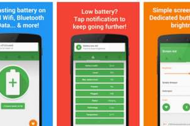 Screenshot aplikasi Green Battery Saver & Manager