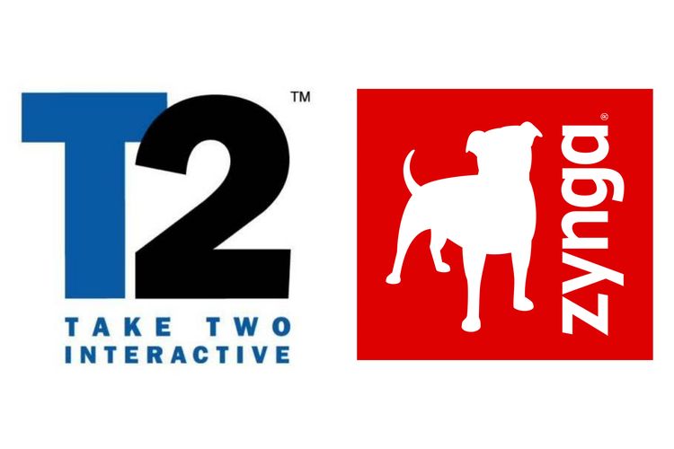Ilustrasi Take-Two dan Zynga.