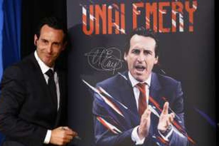 Pelatih anyar Paris Saint-Germain, Unai Emery. 