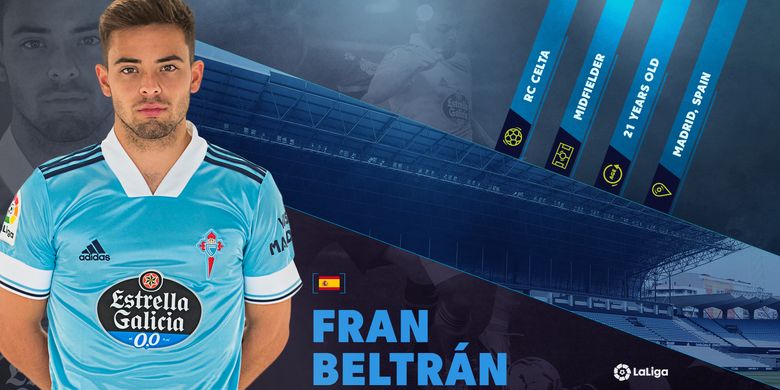 Pemain muda Celta Vigo, Fran Beltran.