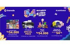 Rayakan Hari Jadi Ke-54, Gramedia Hadirkan Sejumlah Promo Menarik