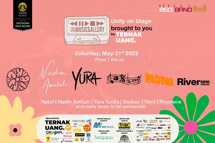 Festival Music Gallery digelar secara online dan offline pada Sabtu (21/5/2022) di Ballroom Kuningan City, Jakarta. 