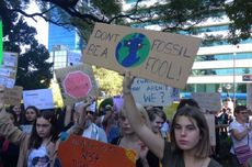 Bolos Sekolah, Ribuan Pelajar Australia Unjuk Rasa soal Perubahan Iklim