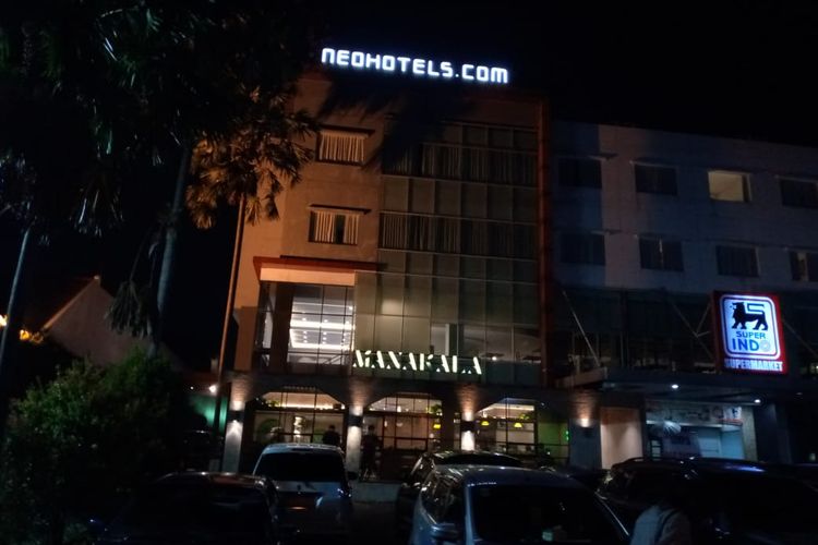 Hotel lokasi kejadian perkara di Kota Semarang, Jawa Tengah. Rabu (11/5/2022)