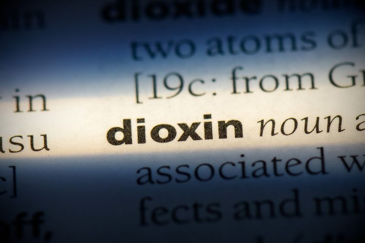 Ilustrasi dioxin, dioksin