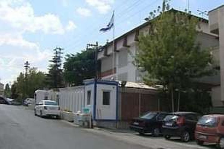 Kantor kedutaan besar Israel di Ankara, Turki.