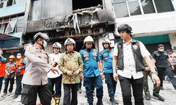 Tinjau Lokasi Kebakaran di Kemayoran, Mendagri Evaluasi Kelayakan Bangunan