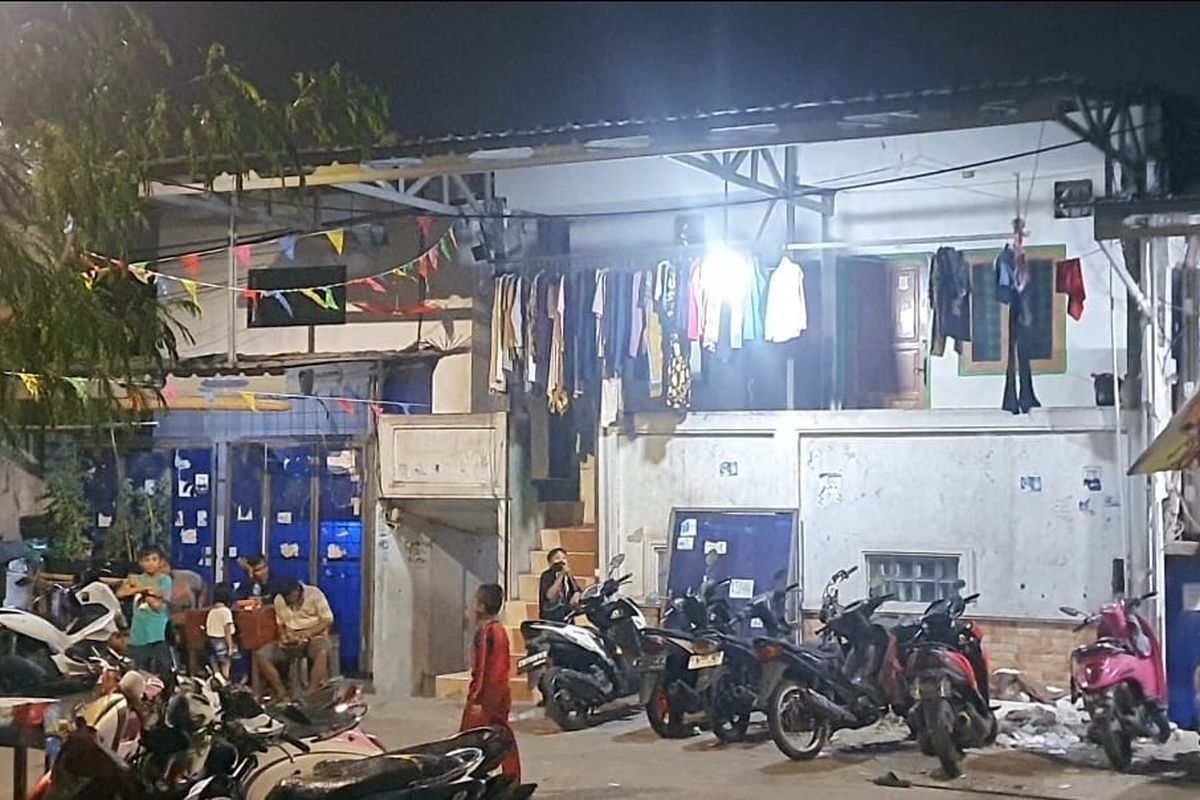 Lokasi dimana tiga calon ABK disekap di Muara Baru, Penjaringan, Jakarta Utara.