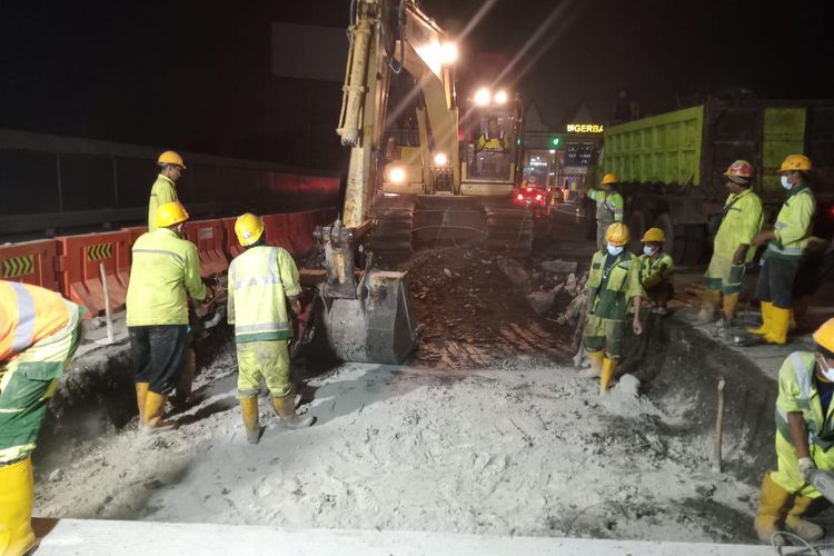 Jasa Marga lakukan perbaikan Jalan Tol Sedyatmo