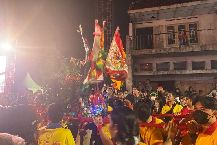 Penampilan arakan Joli di Bogor Street Festival Cap Go Meh 2023 pada Minggu (5/2/2023). 