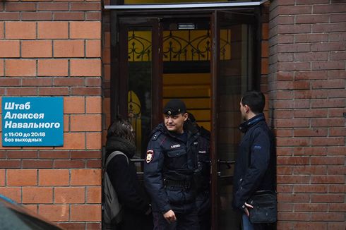 Polisi Geledah 11 Kantor Kampanye Pemimpin Oposisi Rusia
