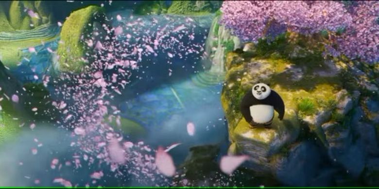 Efek garapan Yorie Kumalasari dalam film Kung Fu Panda 4.
