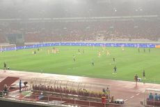 Jelang Kickoff Indonesia Vs Filipina, Hujan Guyur SUGBK