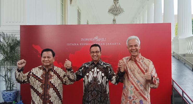 Genderang "Perang" Perebutan Suara di Jabar, Anies-Prabowo Bidik Target Tinggi, Ganjar Realistis