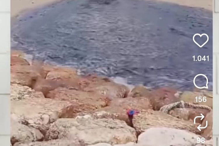 Viral Air Keruh Diduga Limbah Mengalir ke Pantai Segara Ayu Sanur, Polisi Turun Tangan