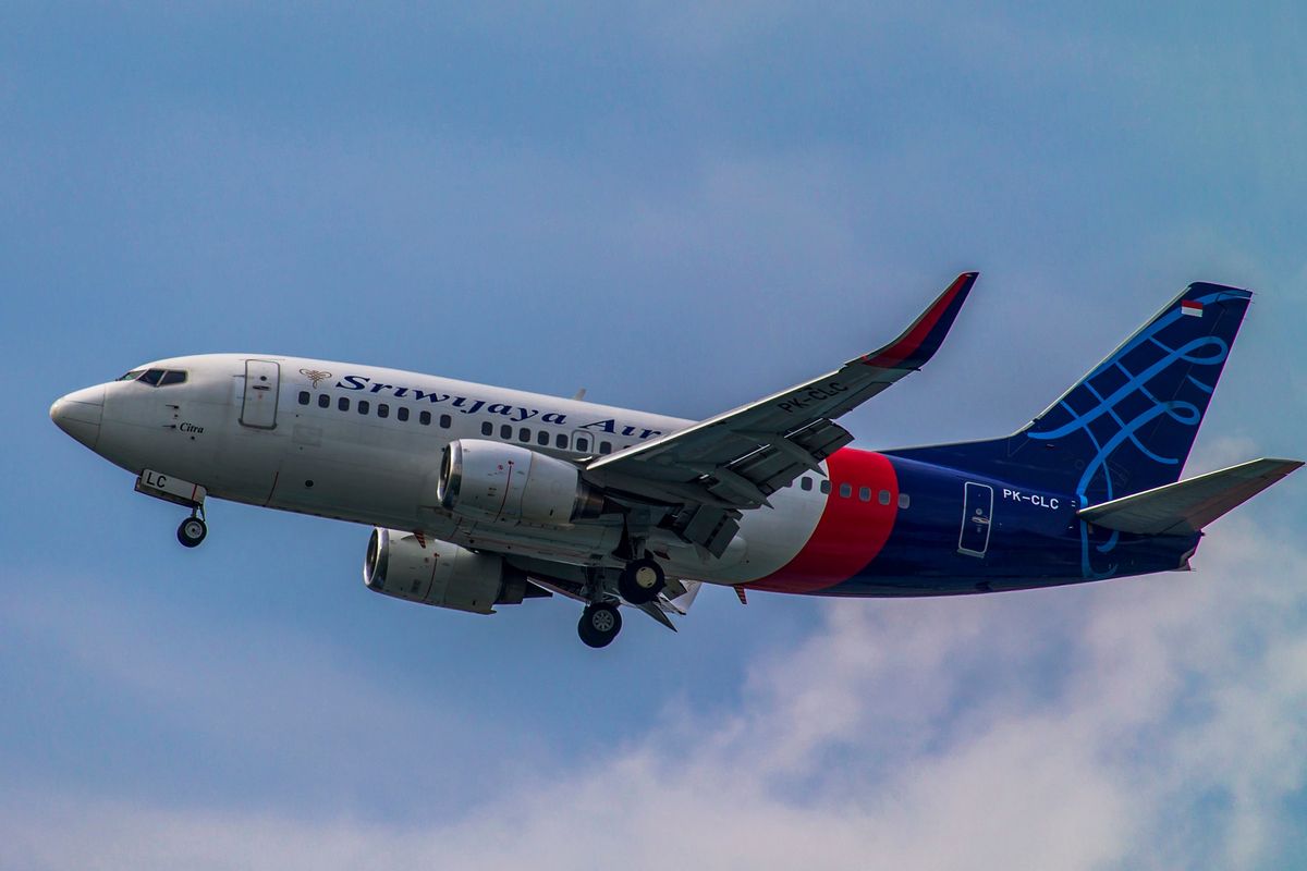Pesawat Boeing 737-500 PK-CLC yang digunakan maskapai Sriwijaya Air berkode penerbangan SJY 182 yang jatuh pada 9 Januari 2021. Gambar ini diambil di Jakarta pada 1 Januari 2015.