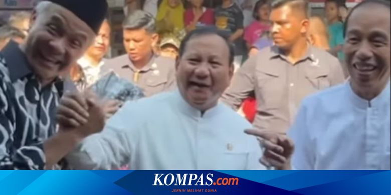 Acungkan Jempol untuk Keakraban Prabowo dan Ganjar, Jokowi: Dikit-dikit Kode...
