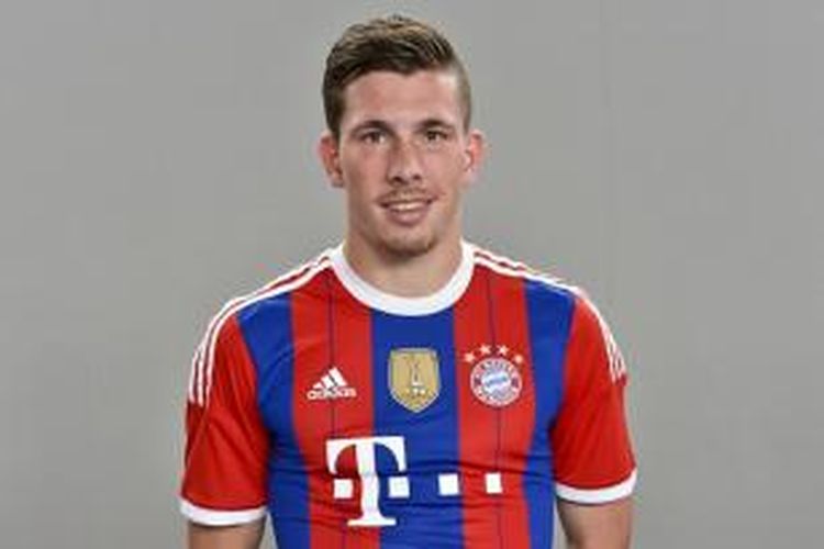 Gelandang Bayern Muenchen asal Denmark, Pierre-Emile Hoejbjerg.