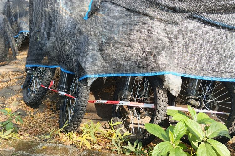 Penampakan Ribuan Motor Listrik MBG Disegel Kejagung di Gudang Sentul Bogor