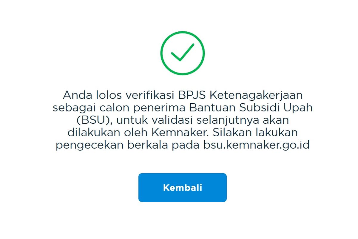 Ilustrasi BSU belum cair meski sudah lolos verifikasi di bsu.kemnaker.go.id.