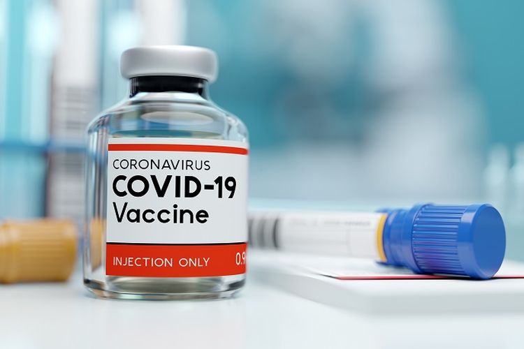 Ilustrasi vaksin booster Covid-19.