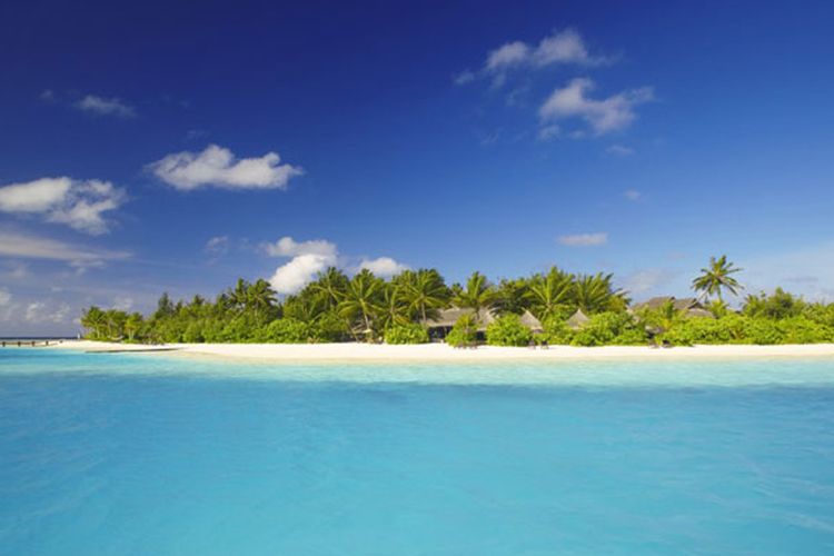 Naladhu Private Island di Maladewa.