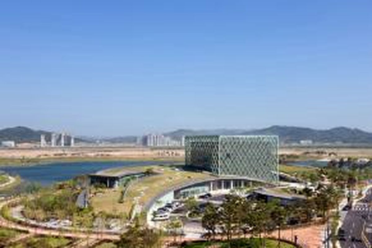 Presidential Archive menjadi ikon infrastuktur modern kota Sejong.