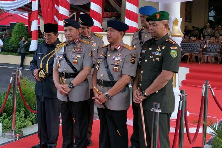 Kapolri Jenderal Pol Tito Karnavian di Polda Jambi, Jumat (25/5/2018)