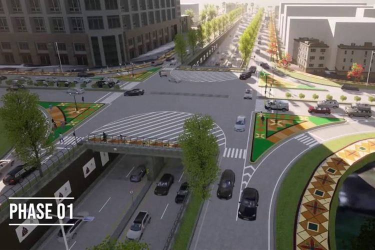 September 2024, Underpass Gatot Subroto Medan Bisa Dilalui