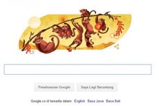 Tahun Baru Imlek, Google Jadi Monyet Api
