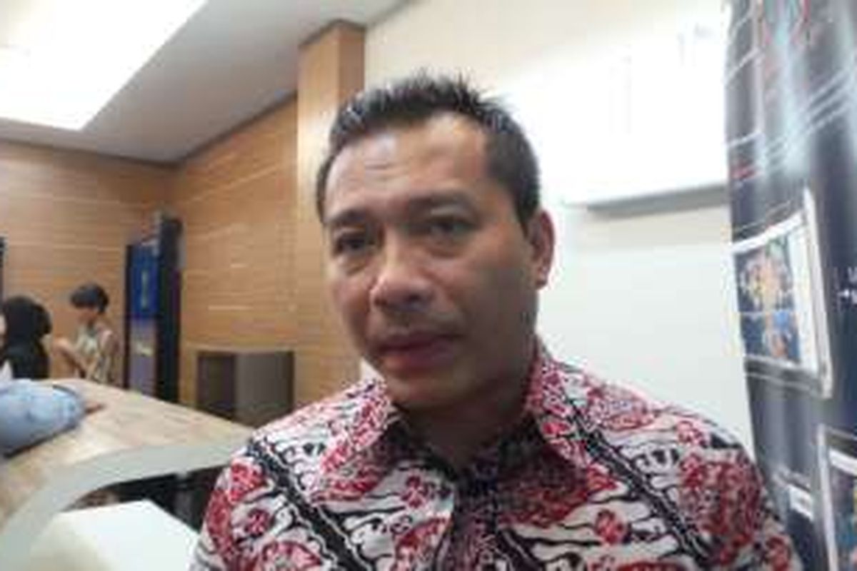 Politisi Partai Amanat Nasional (PAN) sekaligus musisi, Anang Hermansyah, saat ditemui di Balai Kota, Senin (11/4/2016).  