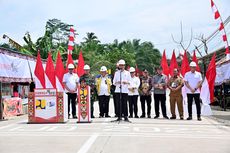 Diresmikan Jokowi, 50,9 Kilometer Jalan Daerah di Kaltim Sudah Mulus