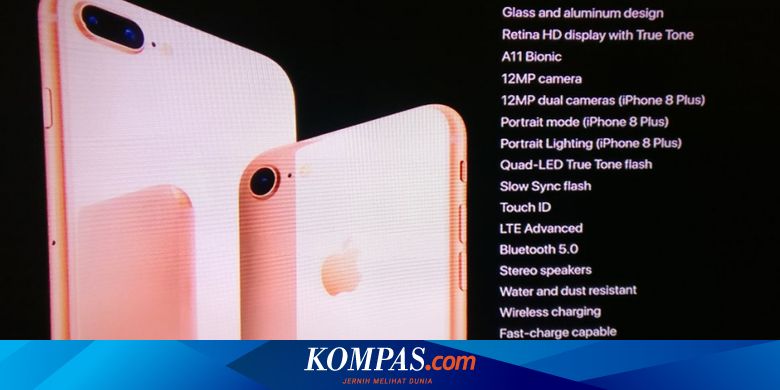 Apple Resmi Luncurkan iPhone 8 dan iPhone 8 Plus Halaman all - Kompas.com