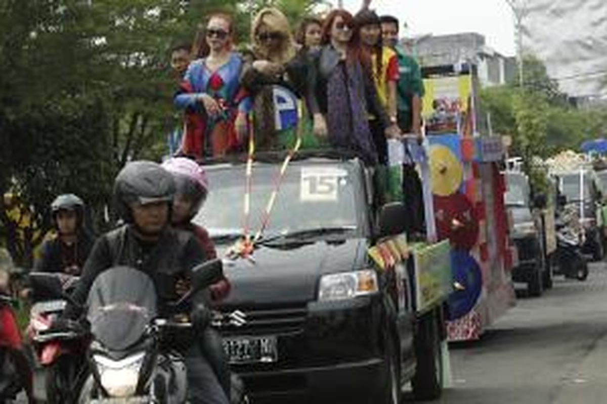 Parade pikap hias Suzuki di Tasikmalaya