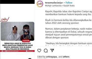 Jerit Kakak Adik Asal Cianjur Minta Ibunya Dipulangkan, Diduga ...