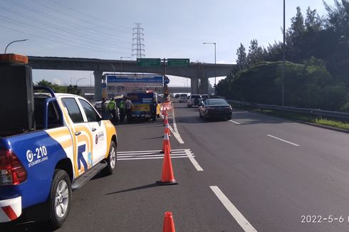 Terjadi Kepadatan di Off Ramp Km 48 Arah Cikampek, Buka Tutup Jalan Diberlakukan di Tol Layang MBZ