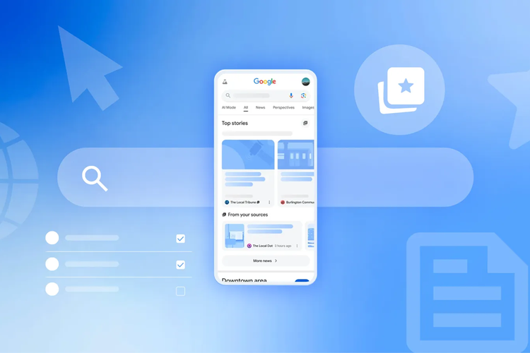 Fitur Baru Google Search, Pengguna Bisa Pilih Media Favorit di Hasil Pencarian